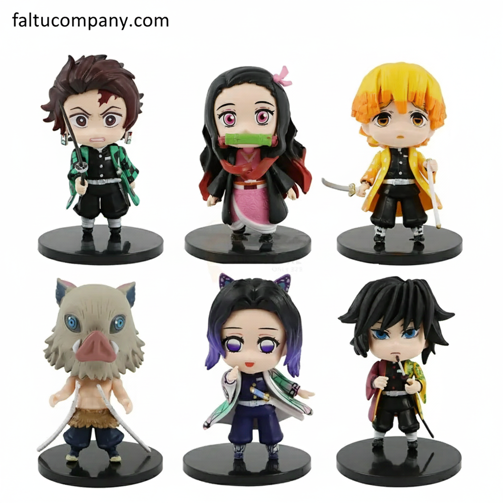 Demon Slayer 6 Character Set 10cm Height