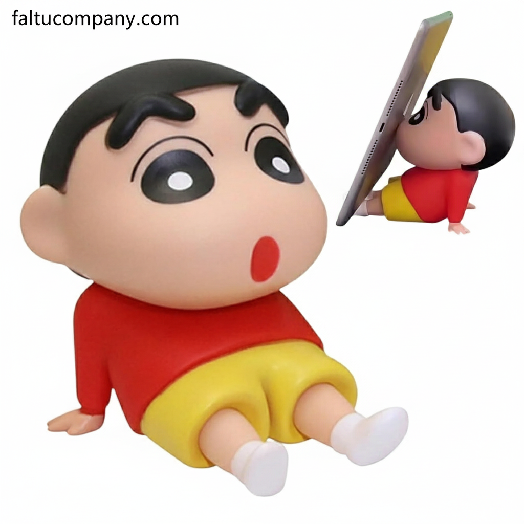 Shinchan Mobile Phone Holder | Cute Desk Stand for Videos & Calls